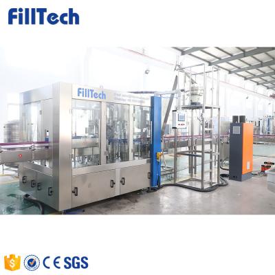 China Automatic Orange Monoblock Juice Hot Filling Bottling Machine Natural Food Mango Glass Bottle 3in1 for sale