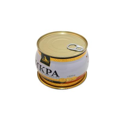 China Food Herb Flower Packaging Tin Can Food Grade Stickers Gold Tin Metal Tin Can With Custom Lid for sale