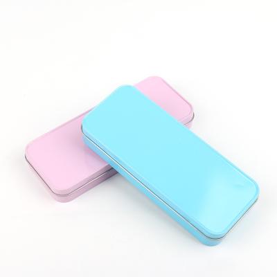 China Gift & Craft factory direct sale solid color stationery supplies iron box for storage for sale