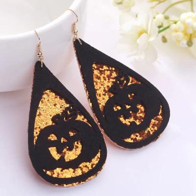 China New FASHIONABLE Style Halloween Earrings Women and Girls Skull Witch Pumpkin Earring for sale