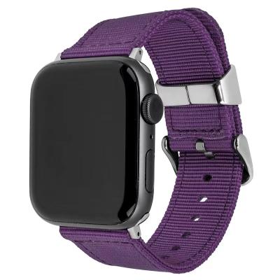 China Fanshion Single Bands For Apple Watch 7 Band 38/40mm 42/44mm Nylon Watch Band For Women Men for sale