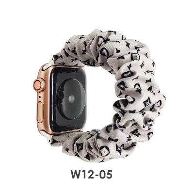 China Fanshion For Apple Watch Band Scrunchie Elastic Band For Iwatch Series 7 Se 6 38mm 44mm For Girl And Woman for sale