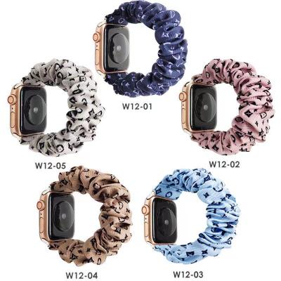 China Fanshion Women Strap for Se 5 Watch 6 Apple Watch Band 38mm 42mm Apple 4 3 Hair Ring Elastic Watchband Bands 44mm 40mm for sale