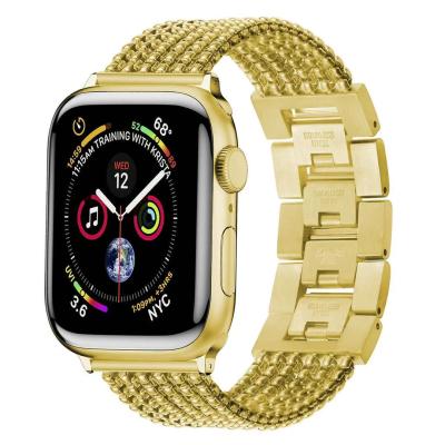 China Fanshion Luxury Metal Stainless Steel Watch Band Strap For Apple Watch For Apple Watch Chain Band for sale