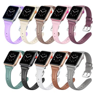 China Fanshion Luxury Genuine Leather Watch Band Strap for Apple Watch iWatch Series 1 2 3 4 for sale