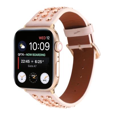 China Fanshion Watch Leather Band for Apple Watch, Genuine Leather Strap Band for iWatch for sale