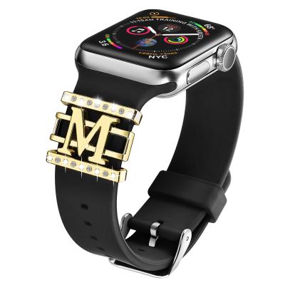 China Fanshion For Apple Watch Strap Accessories Charms Silicone For IWatch Band Charms Decorative Loops Charms Band For Apple Watch 6 for sale