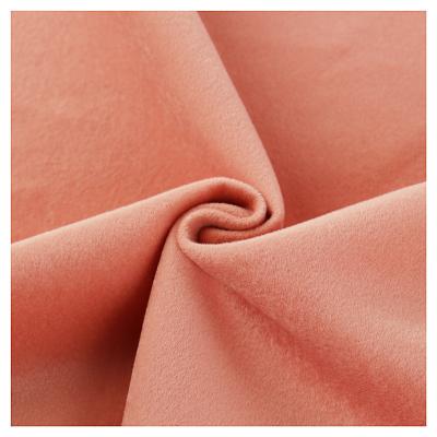 China Customized Breathable Full Imitation Cashmere Polyester Circle Cashmere Fabric 75D Knitted Fabric Clothing Toy Sofa Fabric for sale