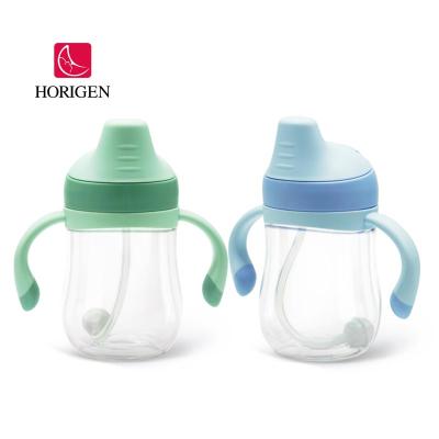 China High Quality BPA Free Baby Feeding Bottle BPA Free Tritan Kids Forming Straw 240ml for sale