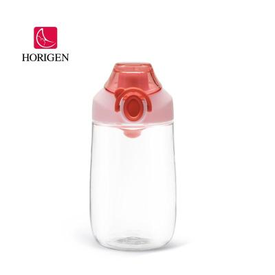 China OEM Sports Viable High Quality Tritan Water Bottle 360ml 380ml Kids Drinking Water Bottles Flip Top Leak Proof Lid One Click Open for sale