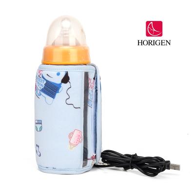 China BPA Free New Design Insulated Milk Bottle Cover USB Car Baby Bottle Warmer For Travel for sale