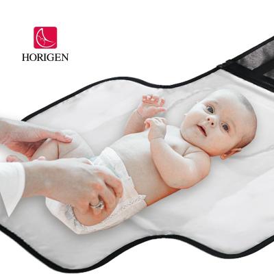 China Polyester Baby Infant Portable Diaper Pad Infant Waterproof Foldable Diaper Pad Changing Changing Pad for sale