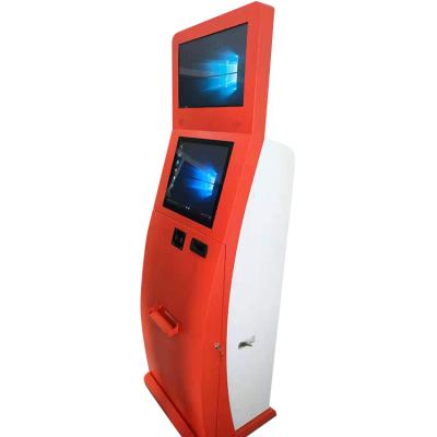 China Hotel Telecom SIM Card Vending Machine Card Printer Dispenser Payment Terminal POS Machine Cash Or Coin Module Kiosk for sale