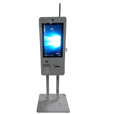 China Digital Signage Restaurant Fast Food Kiosk Self Ordering Kiosk With POS Terminal Payment for sale