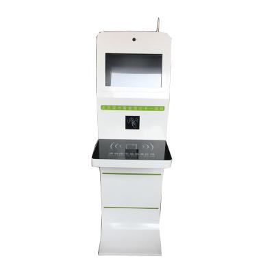 China Indoor 19 Inch RFID Reader Self Service Lirary Kiosk for Book Borrowing and Returning for sale