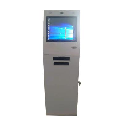 China Standing A4 Document Printing And Document Scanning Kiosk With 19 Inch Touch Screen for sale