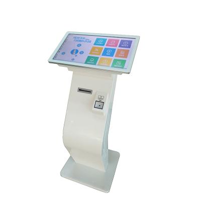 China Mini Indoor Z Shape Touch Screen Kiosk With Screen Size Customizable for sale