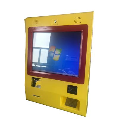 China 19 Inch Standing Digital Signage Wall Mounting QR Code Payment Kiosk for sale