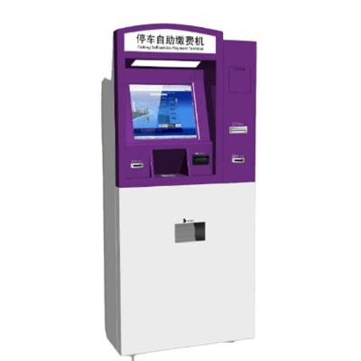 China Indoor Digital Parking Lot Signage Self Pay Kiosk With Print Function for sale