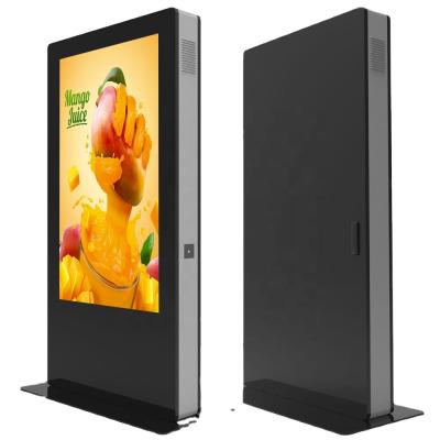 China 65 Inch Indoor Outdoor Indoor Advertising LCD Advertising Standalone Display Screen Digital Signage Kiosk for sale