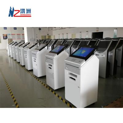 China A4 Indoor Multi Function Printer QR Card Reader Self Service Kiosk In Government for sale