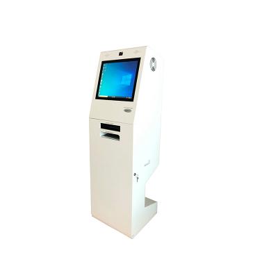 China Queue Management Standing Self Service Kiosk Solutions Matchless Ticket Dispenser for sale