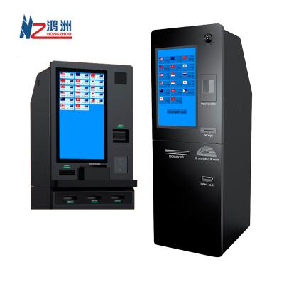 China More+ Bank ATM Kiosk Windows Currency Exchange Machine With Turnkey Service Currency Exchange Display for sale