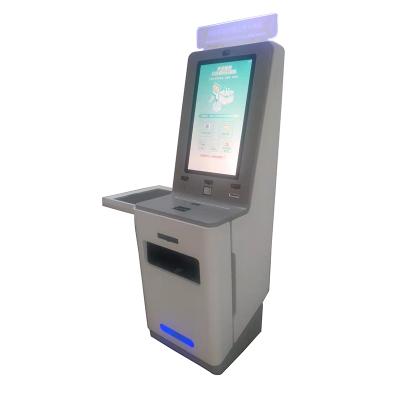 China Hospital Medical Institution Hospital Interactive Mobile Kiosk Support Wires Scanning Medical Report Scanning for sale