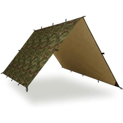 China Waterproof Aqua Quest Defender Tarp 100% Game/Field PU Coating 210T Polyester Taffeta Bushcraft Survival Shelter 10x10 FT Boulder Camouflage for sale