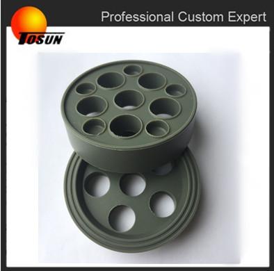 China Custom Round Multi Hollowed Rubber Bush for sale