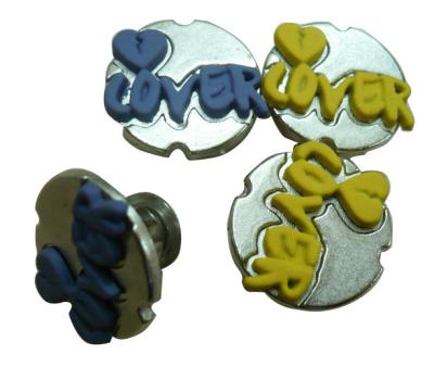 China Zinc Alloy Custom Clothing Buttons Eco freindly With Rubber for sale