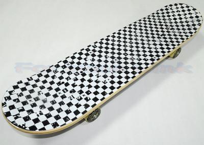 China 31 Zoll-druckten lange Wärmeübertragungs-Ahorn-Holz-Skateboards auf Griff-Band des Schwarz-80s zu verkaufen