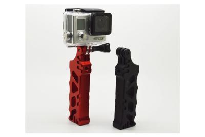 中国 赤い GoPros の黒のための戦術的な様式のグリップの自転車のカメラ架台 販売のため