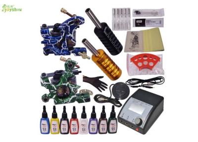 China 2 Rotary Tattoo Machine Starter Tattoo Kits Complete Power Supply / Tattoo Gun Sets for sale