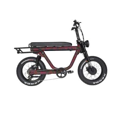 China 2022 new 48V 750W electric bicycle aluminum alloy tire strong fat tire electric bicycle for sale for sale