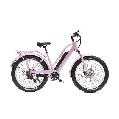 China Wholesale 26 Inch New Adult Electric Bicycle 2021 Bicycle 48v 350w Lithium Battery Electric Cycle for sale