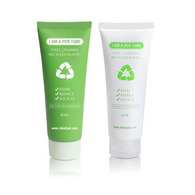 China Idealpak Cosmetic Packaging Skin Care ACP Plastic Tube Personal Eco Friendly Cream Lotion Packaging Supplier for sale