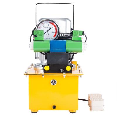 China Hydraulic Equipment Hot Selling Hydraulic Electric Pump 750W Double Acting Hydraulic Driven Pump 110V /220V/380 7L Db075-D2 for sale