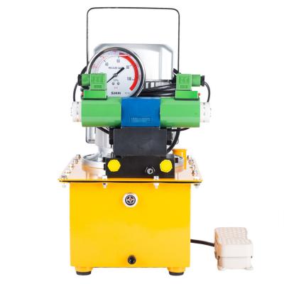 China Hydraulic equipment high quality 0.75KW high and low speed two stage design portable electric hydraulic pumps for sale