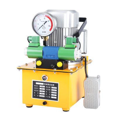 China Hot Selling Portable Double Cut Solenoid 0.75KW Pedal Action Pedal Switch Power Pack Punch Lift Electric Hydraulic Oil Pump For Punch Cutting for sale