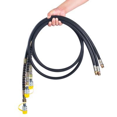 China Durable High Quality 70 Meters 2 Mpa High Pressure Oil Hose Soft Cover Rubber Hydraulic Hose For Sale for sale