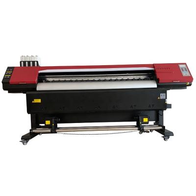 China Indoor outdoor advertising 1.68 meter eco solvent printer with dx5/xp600/dx7/4720 two print head printer plotter for sale