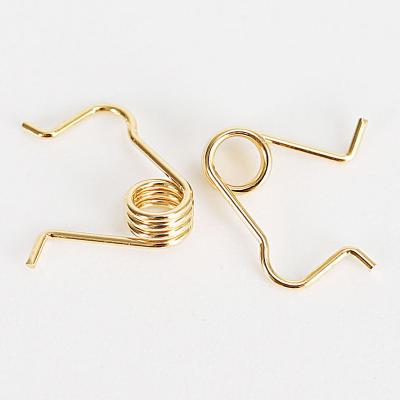 China High Precision Wavy Tent Pole Spring Clip Custom Snap Buttons Flat Wire Spring Z Shaped Button Spring for sale