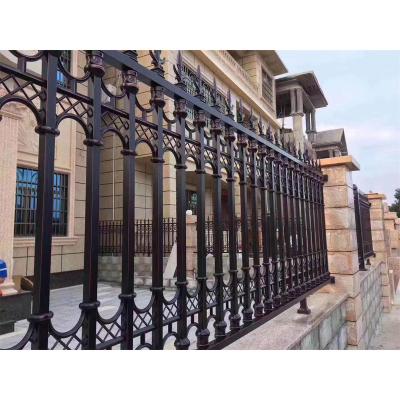 China Cheap Outdoor Metal Barrier Panel House Anti Climb Aluminum Security Fence Easily Assembled Design for sale