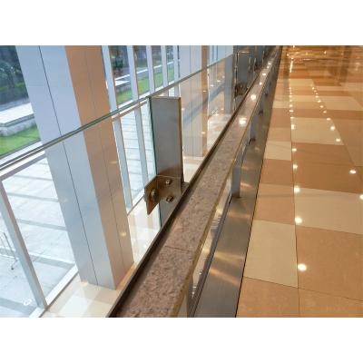 China Modern Design Modern Decorative Metal Balcony Stair Railing Stair Railing Glass Balustrade Railing System for sale