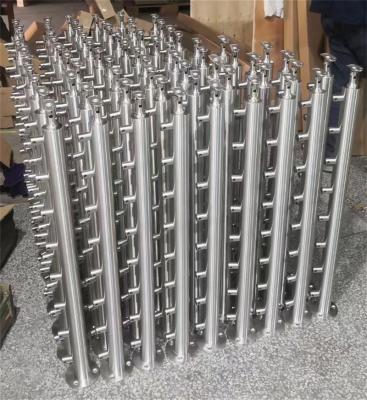 China Good Quality Modern Handrail Railings Pipe Fence Staircase Rod Bar Tube Railing For Balcony Staircase Stainless Steel Indoors for sale