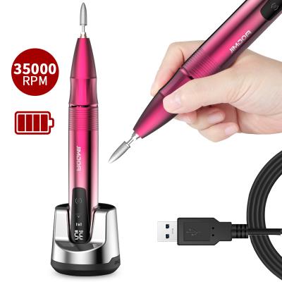 China Home-Use JMD-109p JMD-109p Touch Screen Beauty Nail Art Tool Electric Mini Nail Polishing Pen Portable Handheld Nail Drill Machine for sale