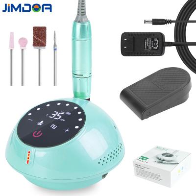 China Jimdoa Low Temperature Professional Radio Rechargeable Portable Electric Nail Polisher for sale