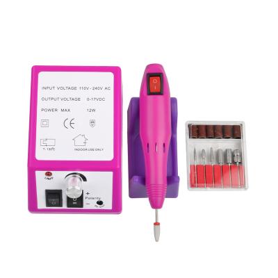 China 110V-240V High Speed ​​20pcs/ctn EU/US/UK/AU Electric Nail Drill Machine Nail Drill Bits High Speed ​​Manicure Tools Nail Polish Machine for sale