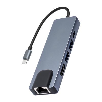 China USB C Hub , Mirascreen 5-in-1 USB C Hub With Ethernet TC15 for sale